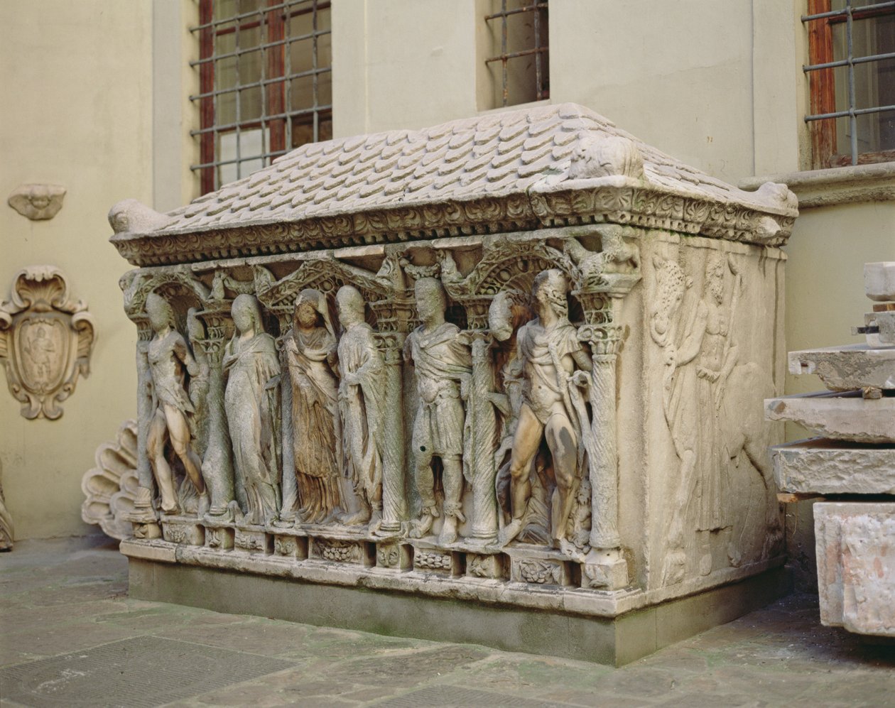 Sarkofag (marmor) av Roman