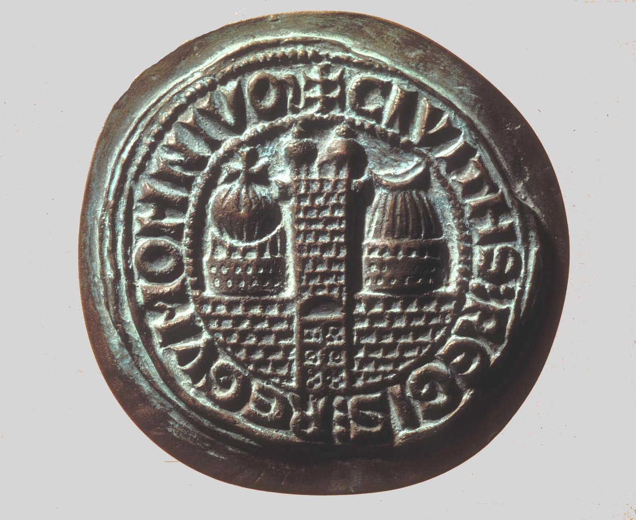 Skeppet för korsriddarkungen av Jerusalem (brons) av Roman