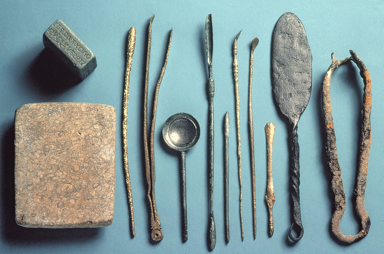 Kirurgiska instrument, olika datum inom romersk tid av Roman