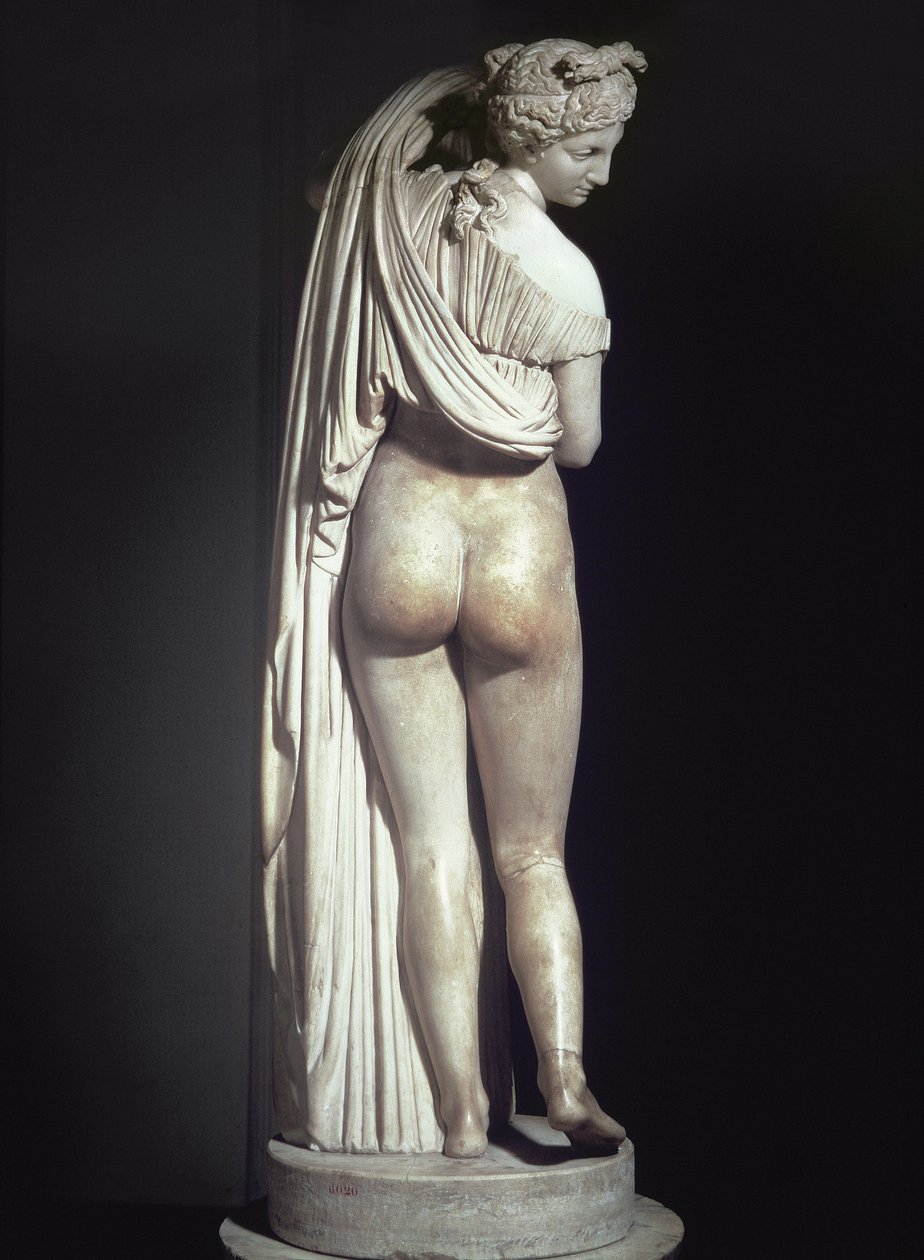 The Callipige Aphrodite, kopia av ett grekiskt original från 200-talet f.Kr. (marmor) av Roman