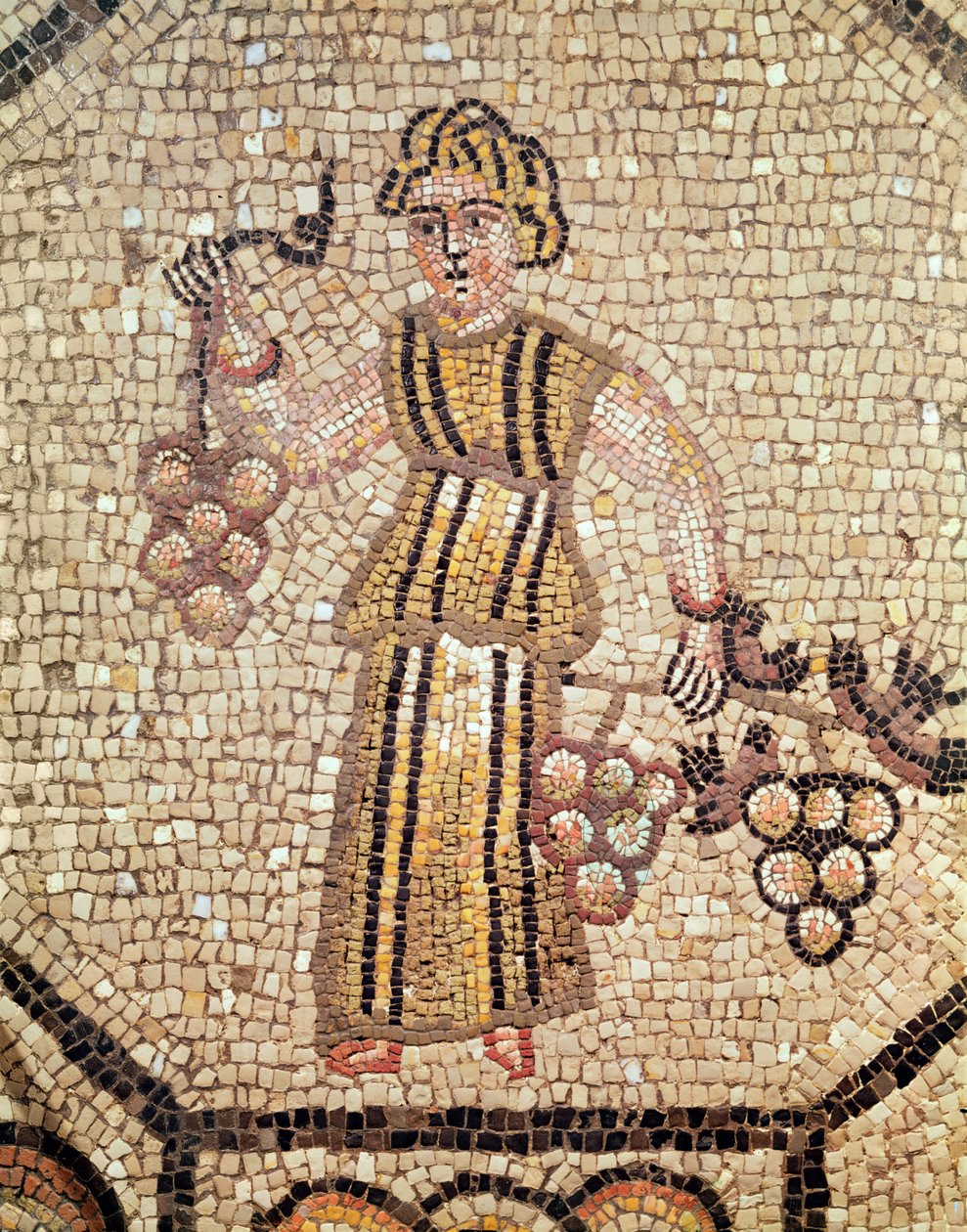 The Grape Seller (mosaik) av Roman