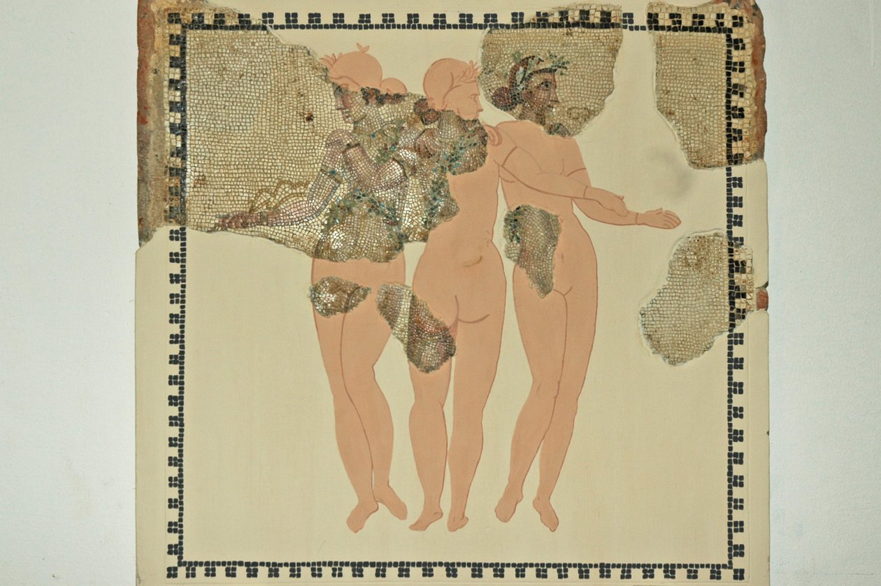 De tre nåderna (mosaik) av Roman