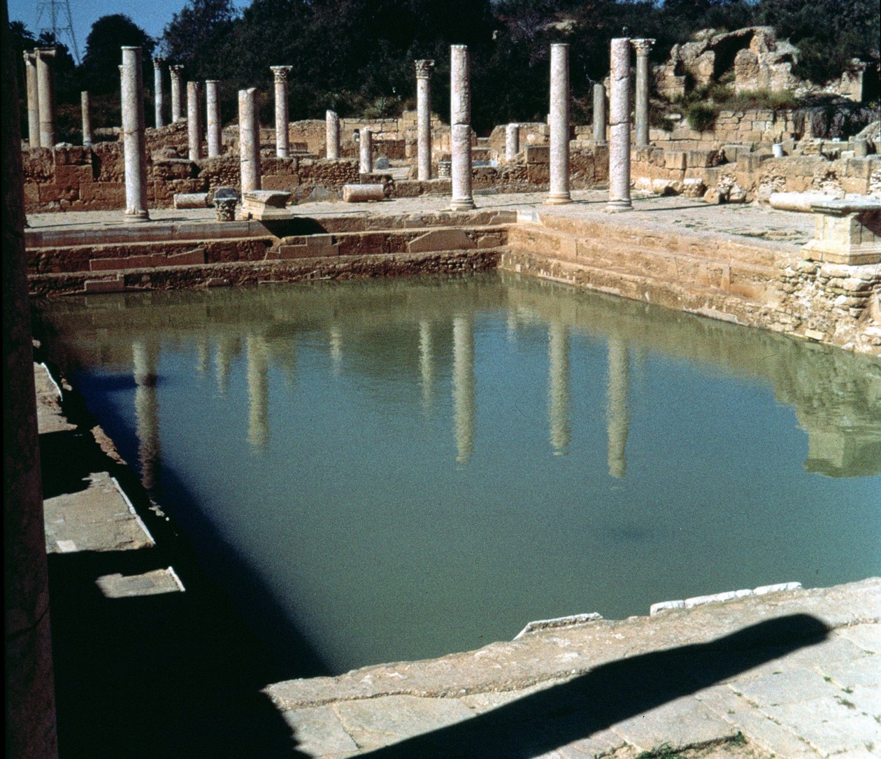 Utsikt över baden av Roman