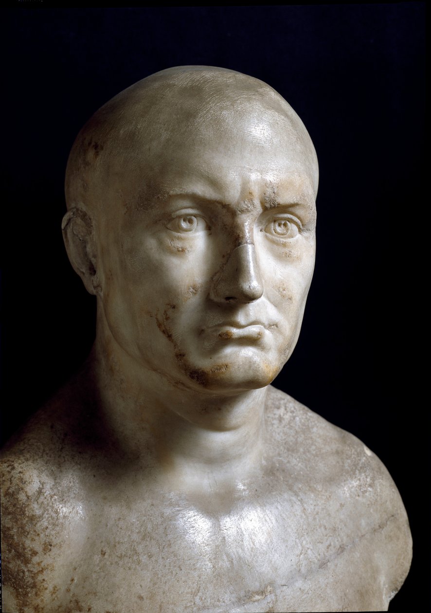 Byst av Scipio den afrikanske (marmorskulptur) av Roman