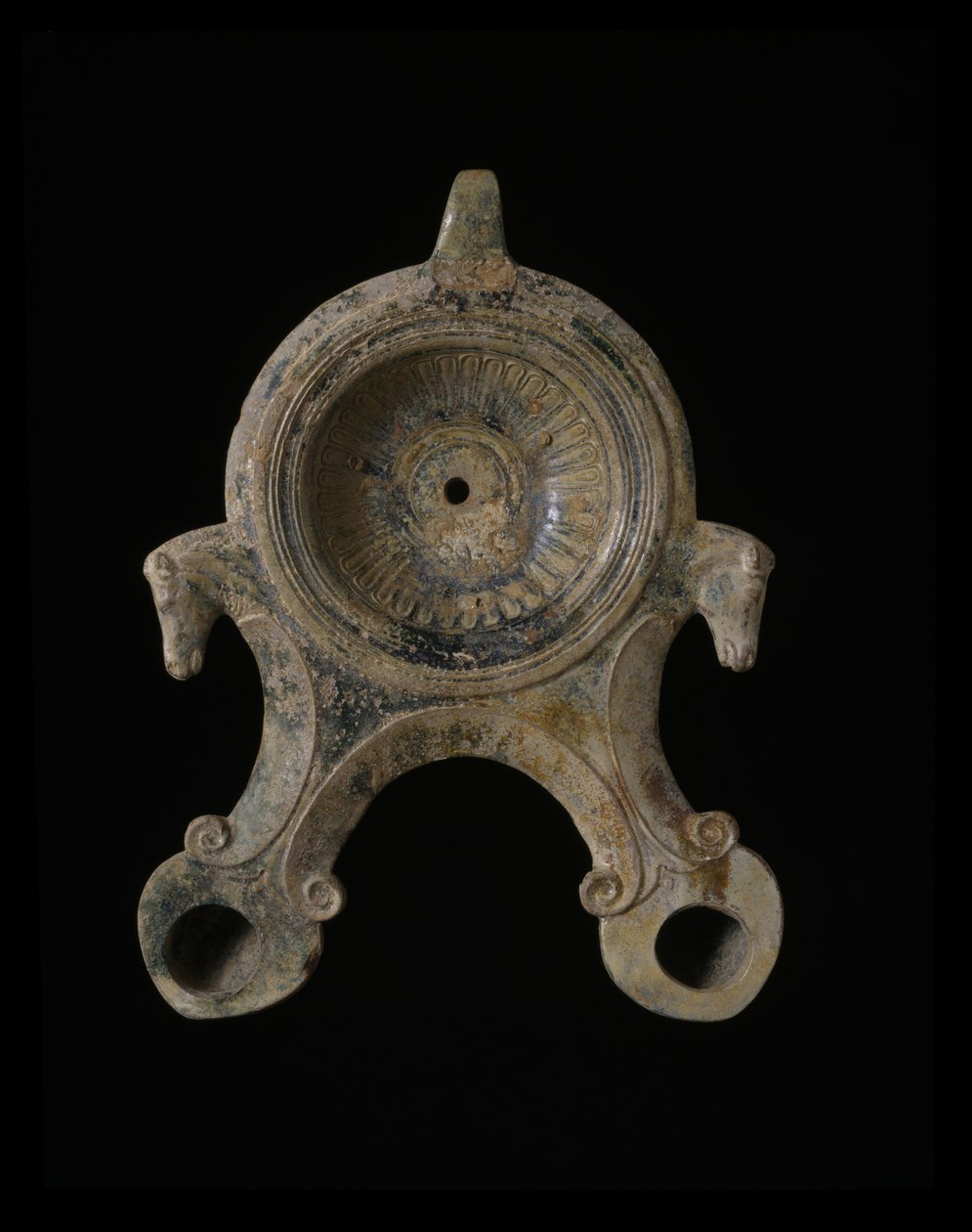 Keramisk lampa av Roman