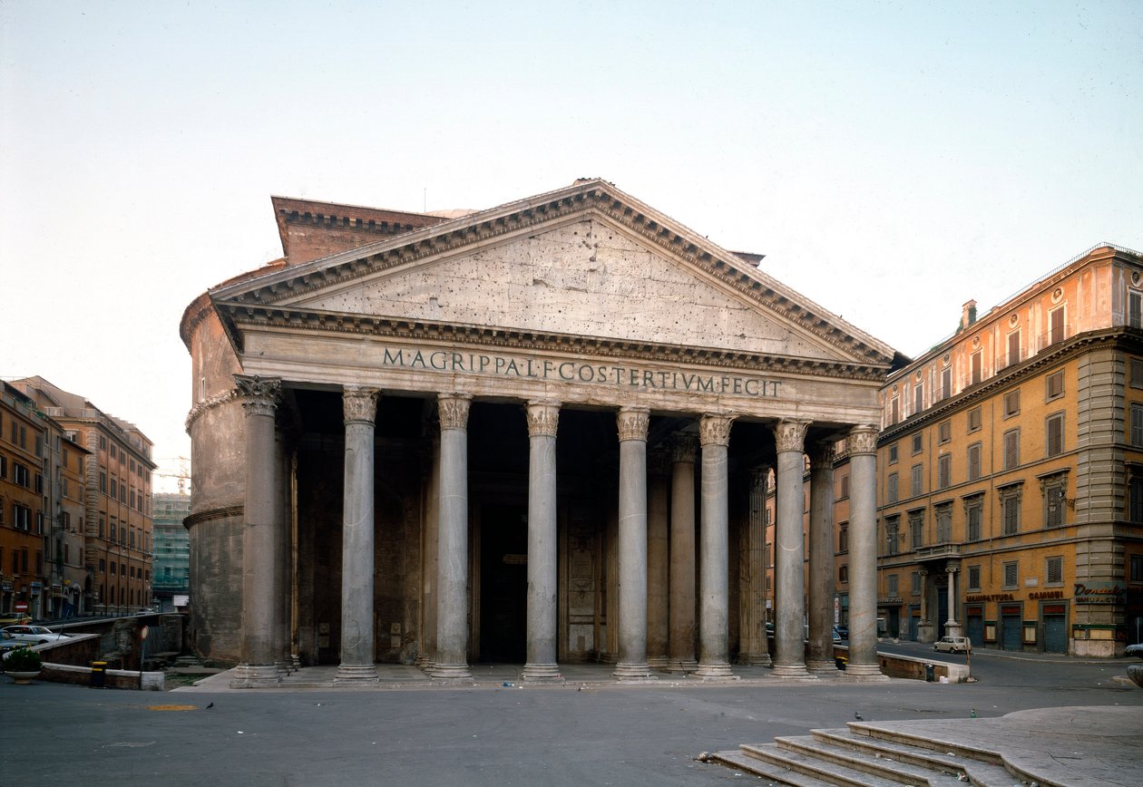 Exteriör vy av Pantheon (fotografi) av Roman