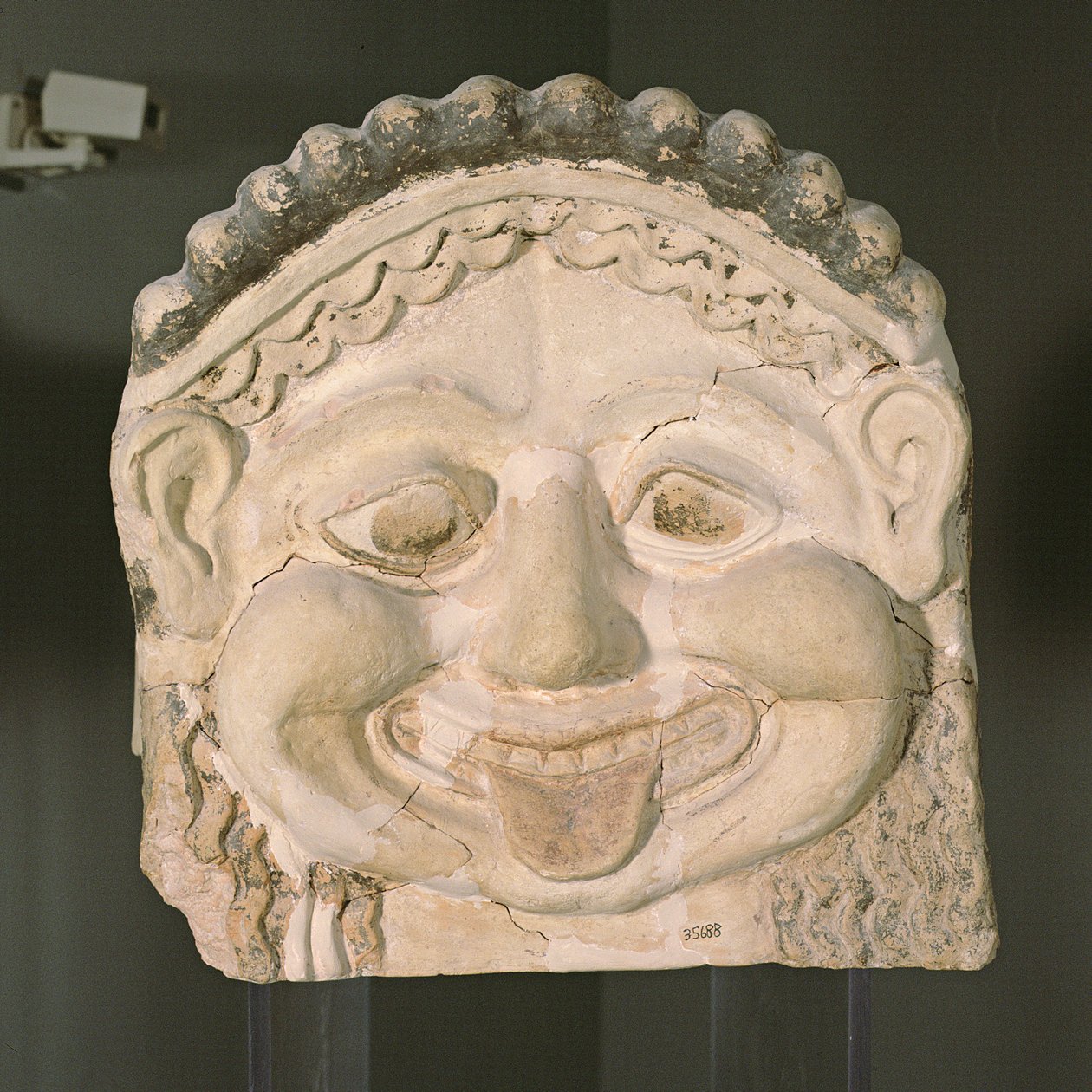 Gorgonhuvud (gips) av Roman