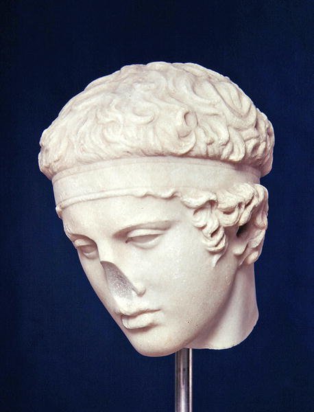Chef för Diadumenos (marmor) (se även 293767) av Roman