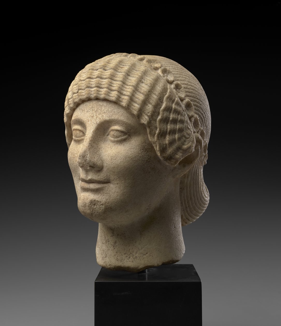 Head of a Kore (marmor) av Roman