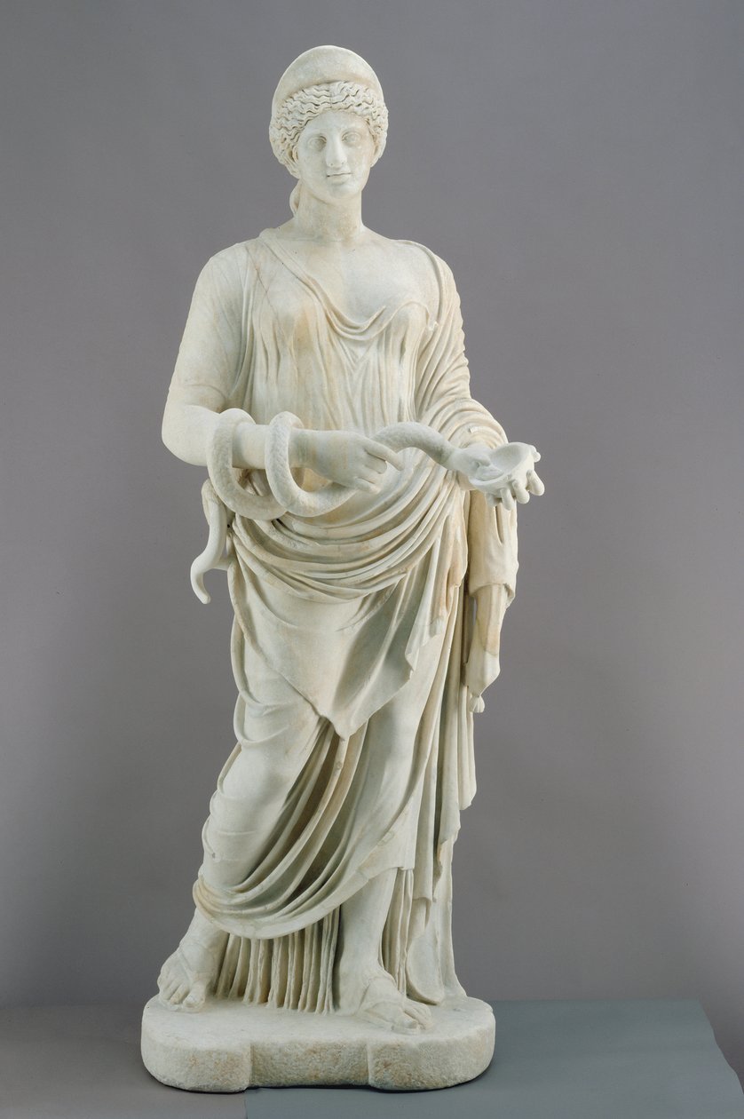 Hygieia, ca 170 e.Kr. (marmor) av Roman