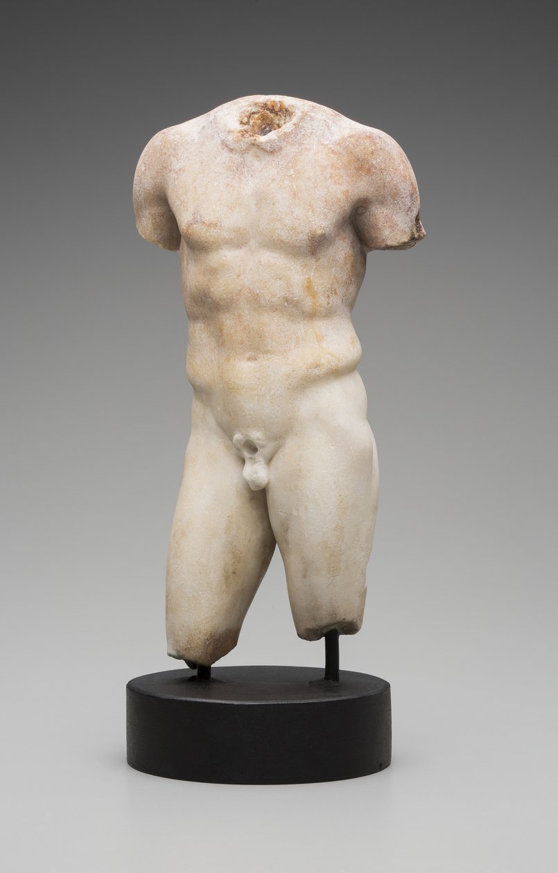 Naken manlig torso (marmor) av Roman