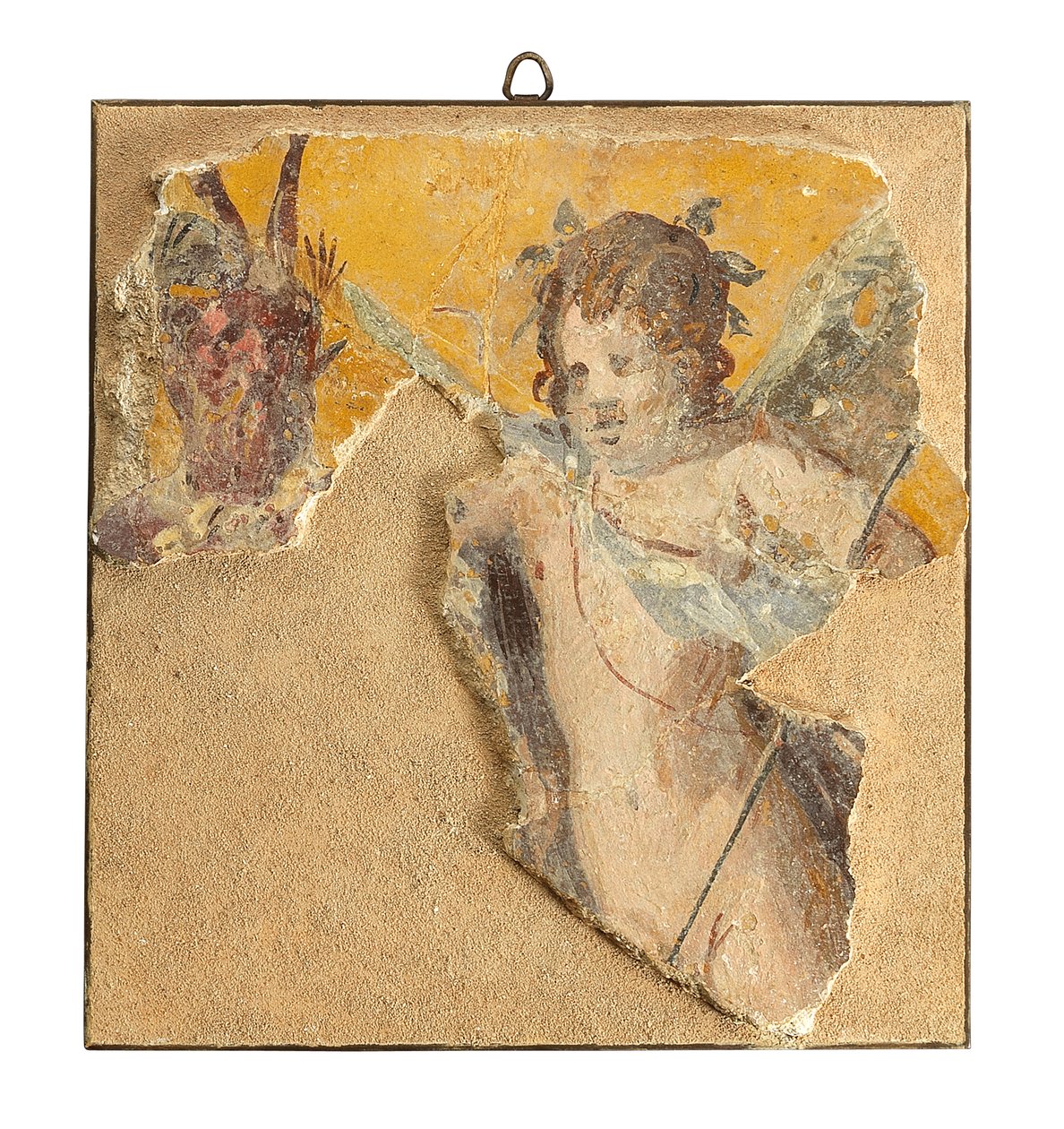 Romersk väggmålningsfragment, c.1:a århundradet f.Kr. (fresk) av Roman