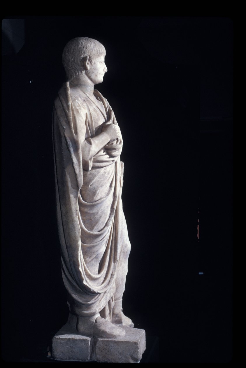 Togate-staty av den unge Nero, c.50 AD (marmor) av Roman