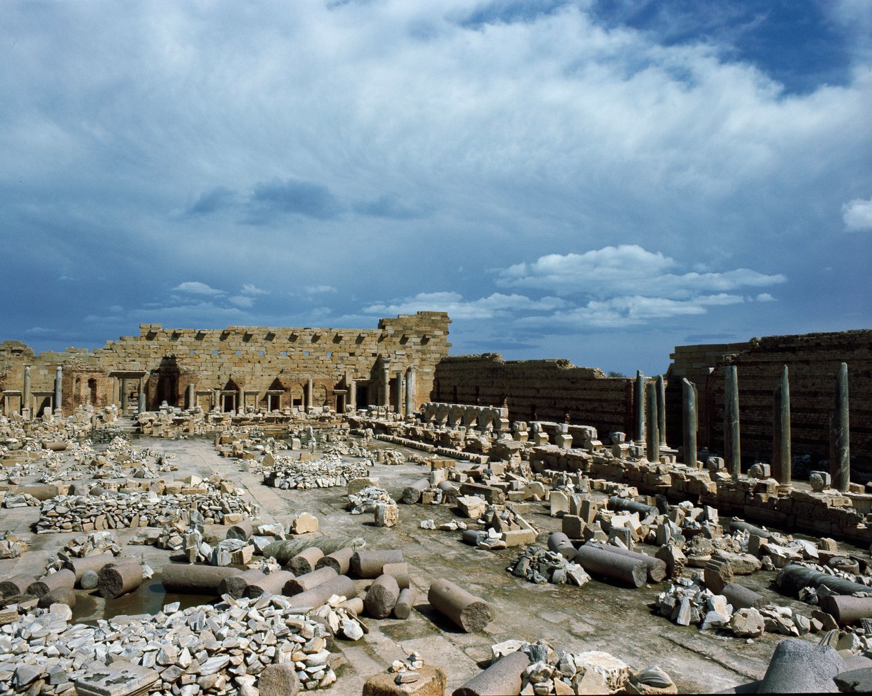 Utsikt över Septimus Severus Forum av Roman
