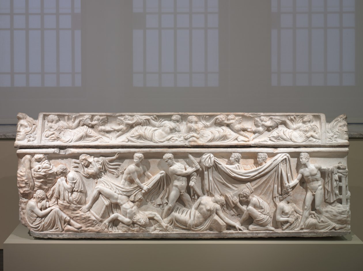 Sarkofag, ca 100-125 (grekisk marmor) av Roman Imperial Period