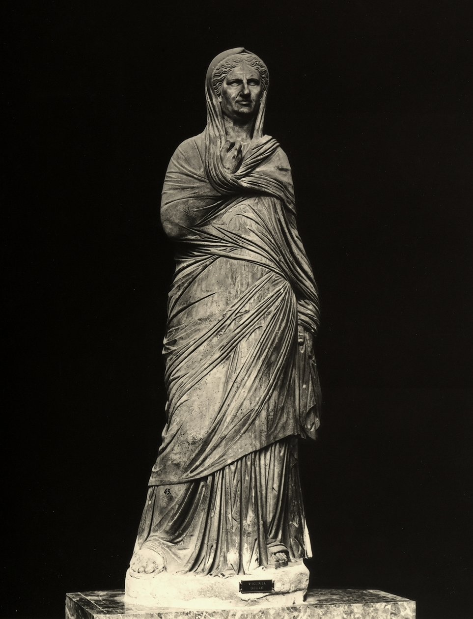 Viciria Arcate, hustru till Balbus (marmor) av Roman Roman