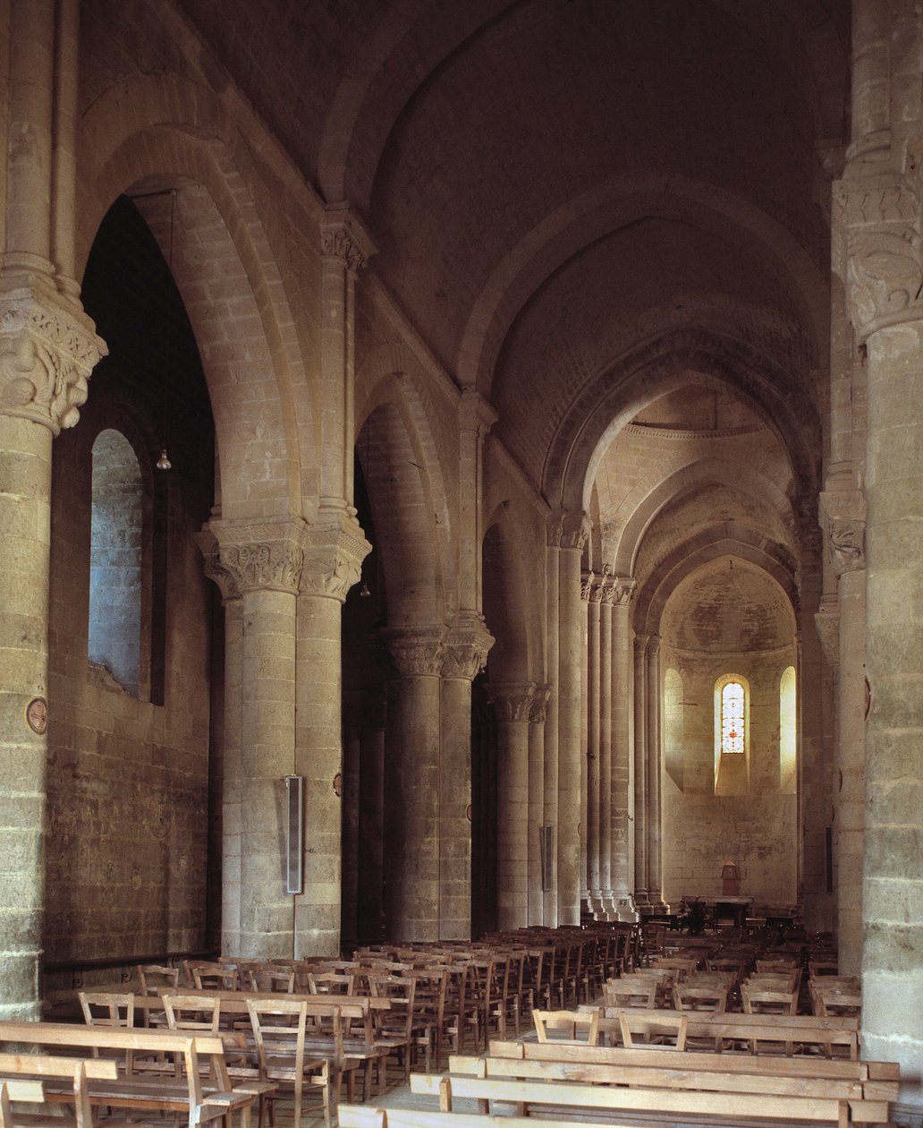 Utsikt över norra absiden av Romanesque