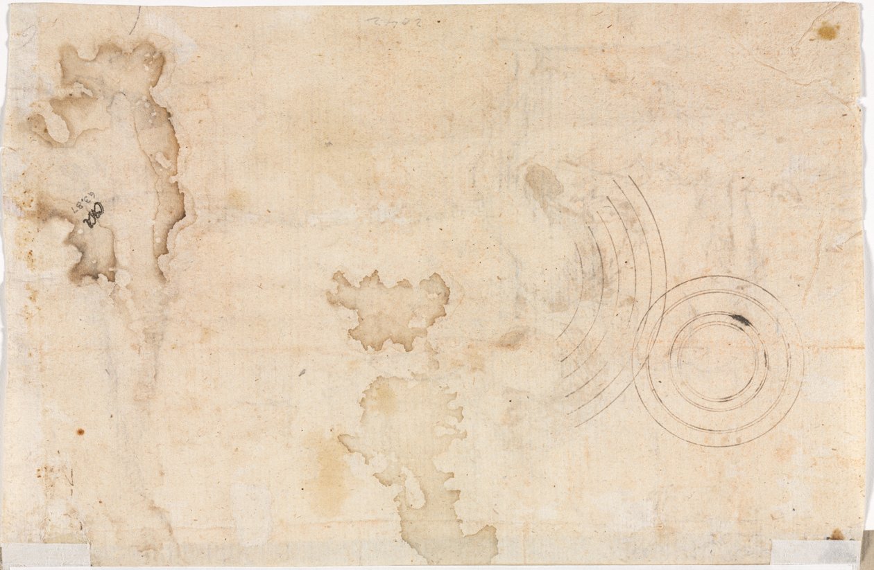 Koncentriska cirklar (verso) av Romanino