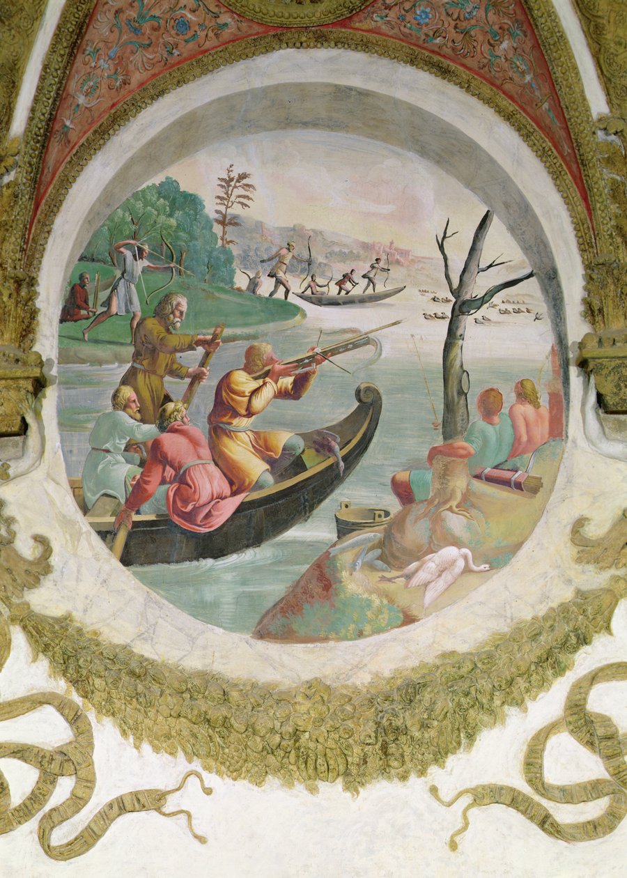 Vindarnas kammare, Fågeljakt av Romano Giulio