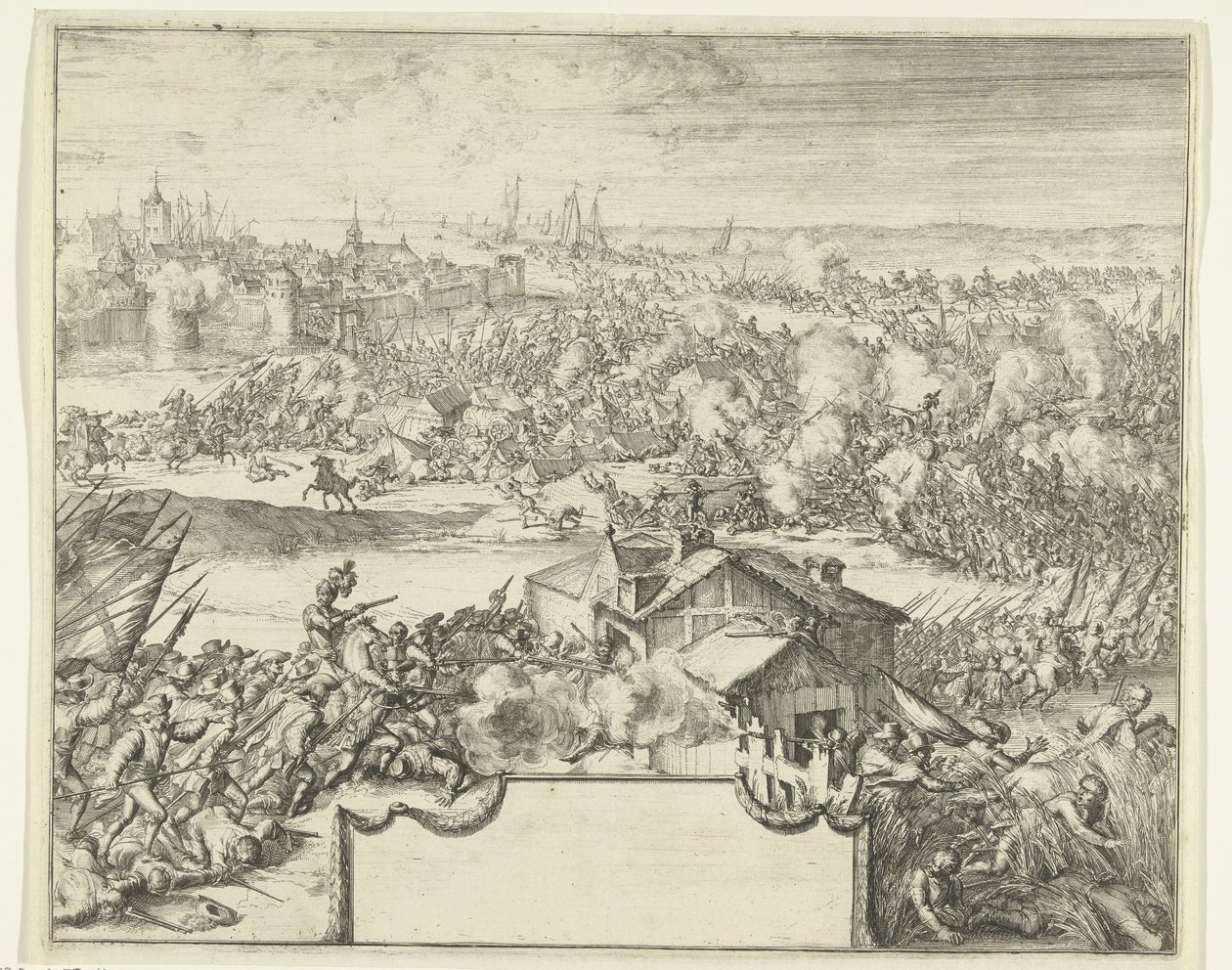 Slaget vid Steenbergen, 1583 av Romeyn de Hooghe