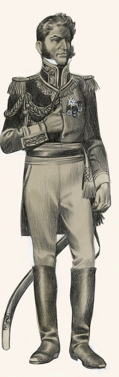 Antonio Lopez de Santa Anna av Ron Embleton