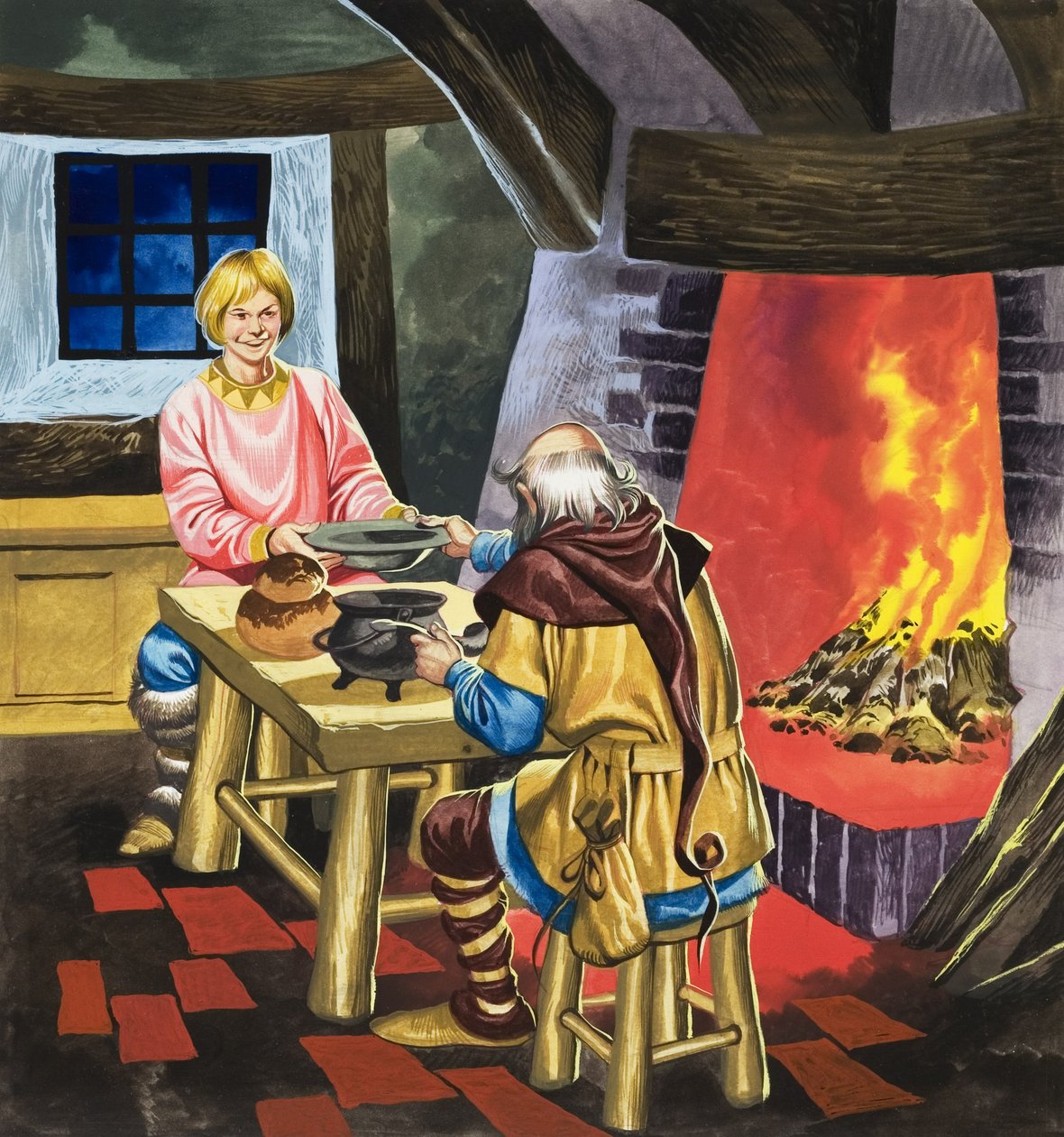 Fairy Tale (gouache på papper) av Ron Embleton