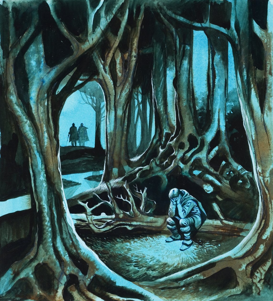 Fairy Tale (gouache på papper) av Ron Embleton