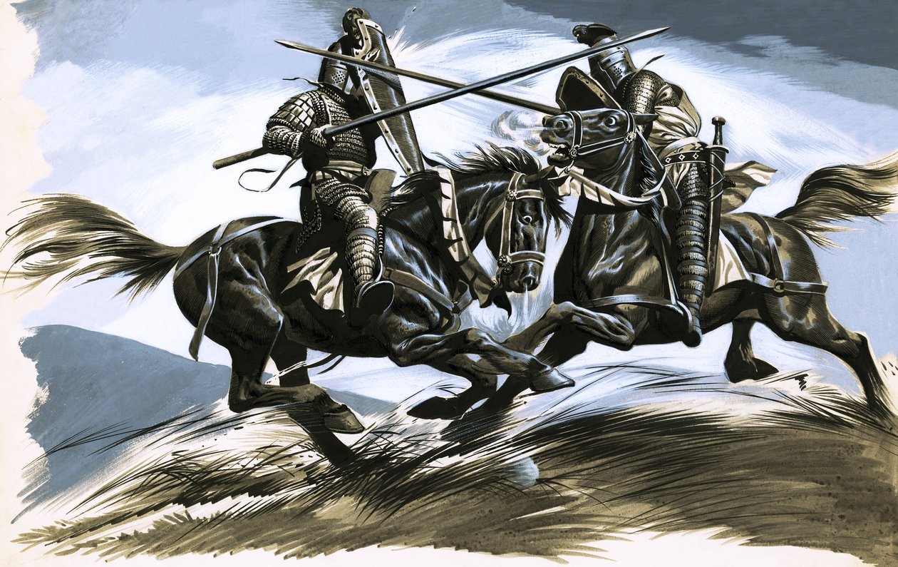 Roland och Oliver, krigarvännerna av Ron Embleton