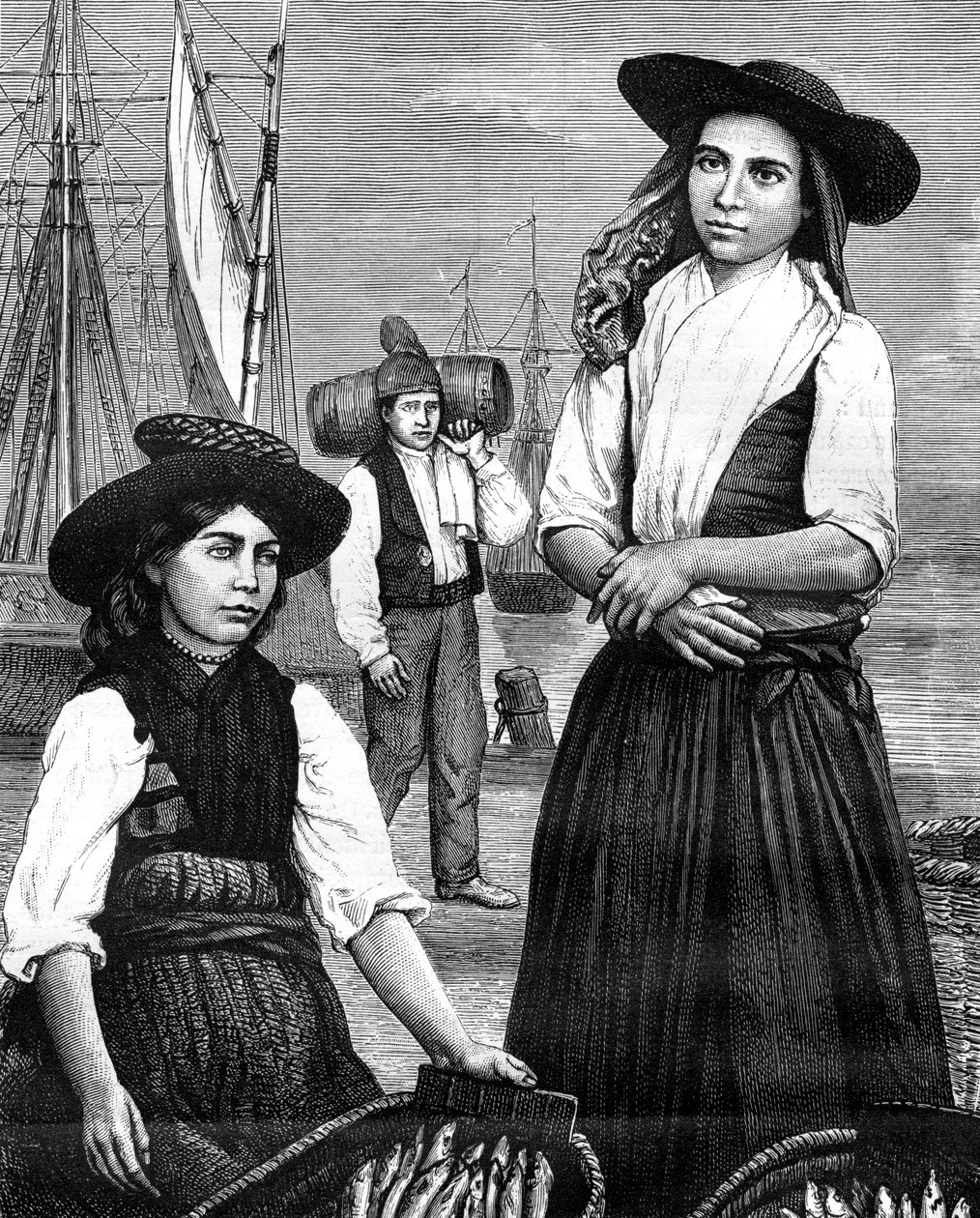 Portugisiska kvinnor, 1800-talet av Ronjat