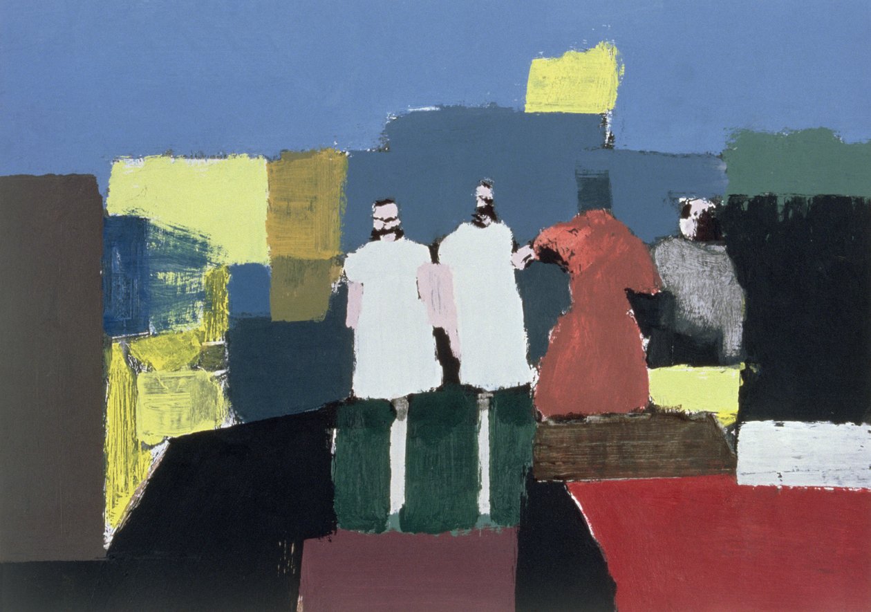 Untitled 1 (akryl på papper) av Rory Snookes