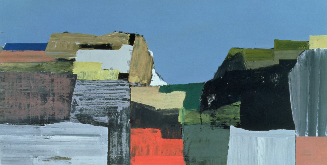 Untitled 2 (akryl på papper) av Rory Snookes