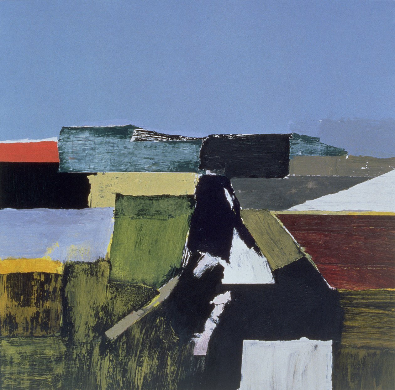 Untitled 9 (akryl på papper) av Rory Snookes