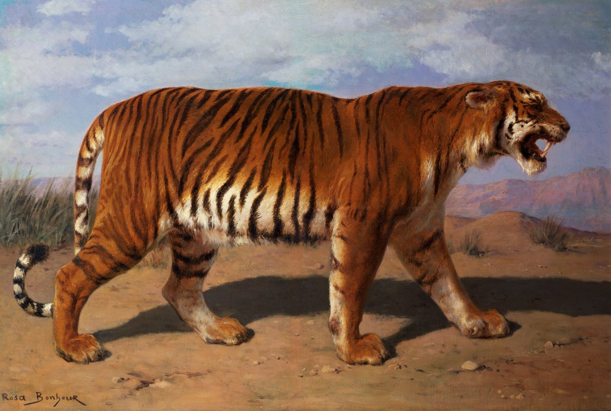 Förföljer tigern av Rosa Bonheur