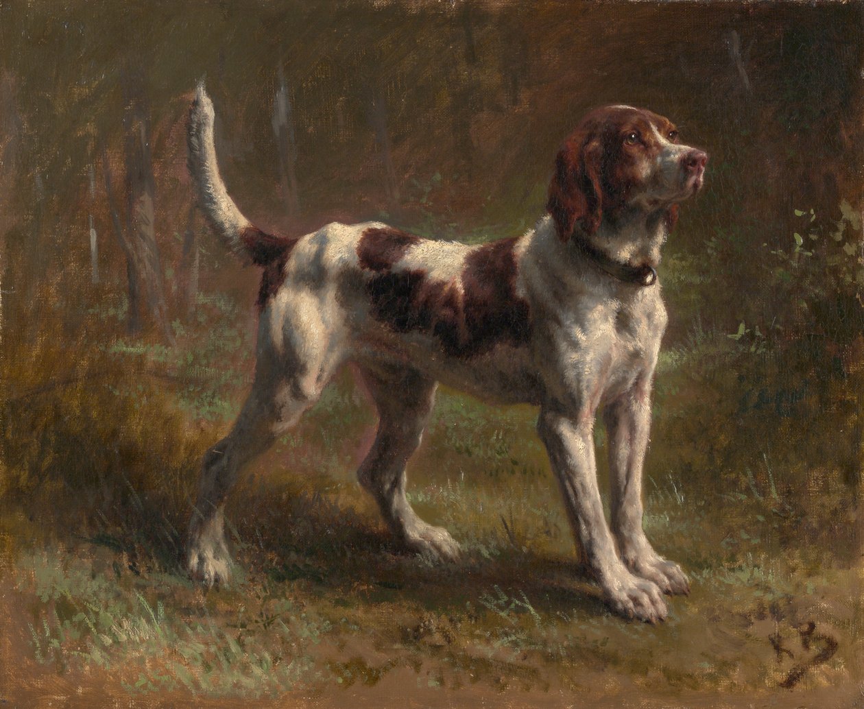 En Bloodhound Briquet Hound, ca. 1856. av Rosa Bonheur