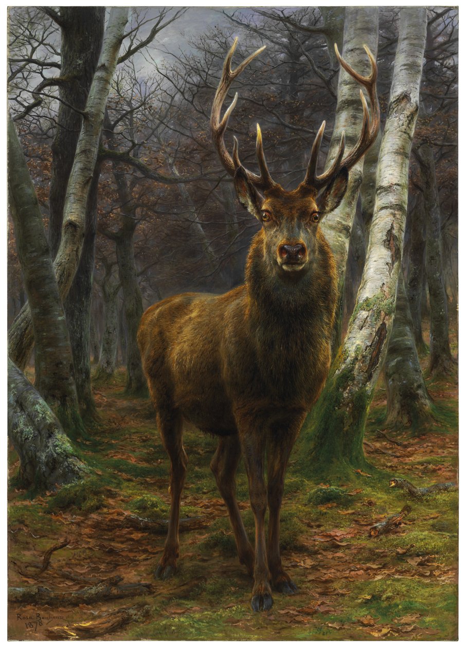 Skogens konung, 1878 av Rosa Bonheur