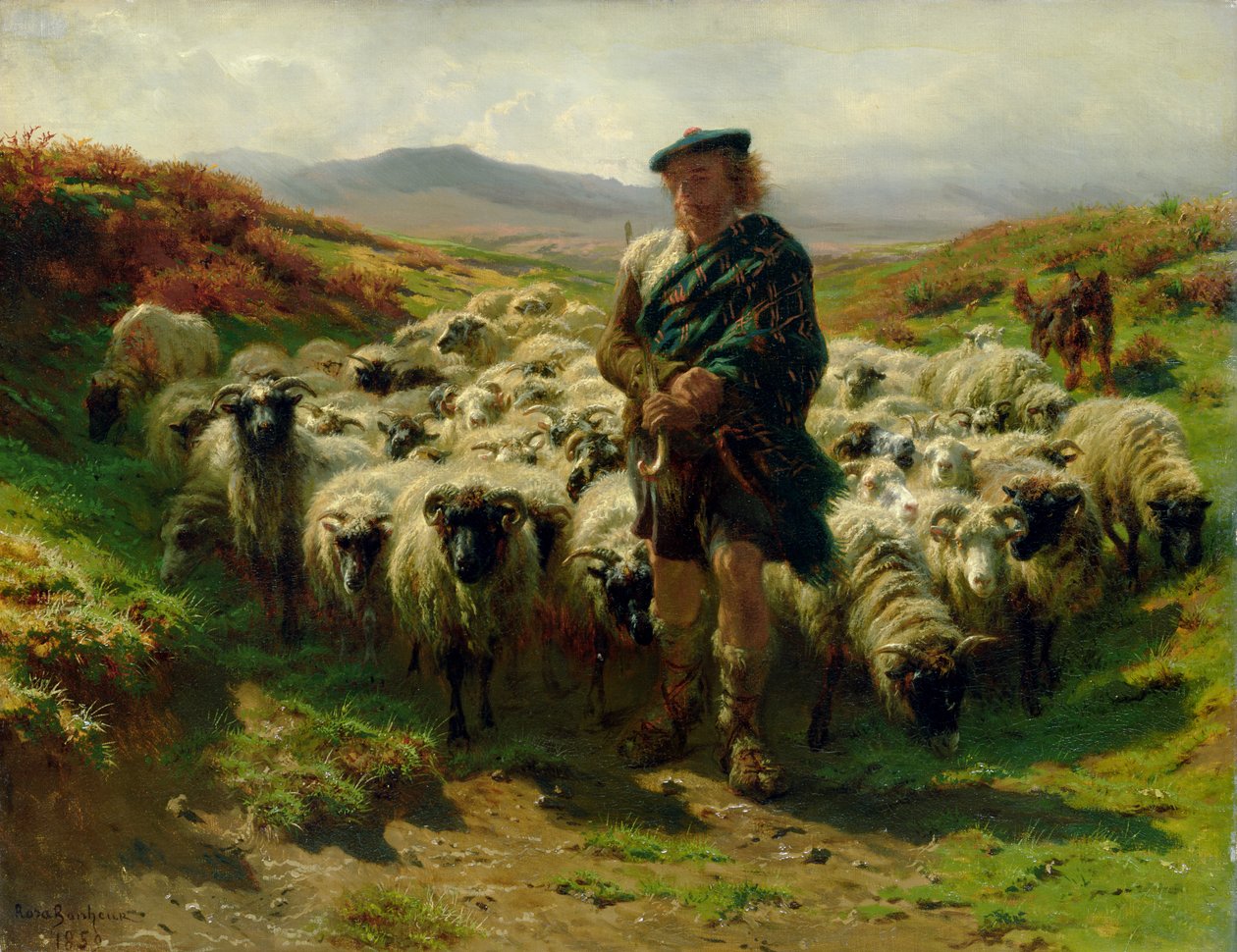 The Highland Shepherd, 1859 swed av Rosa Bonheur