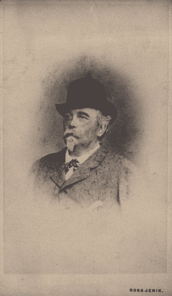 Porträtt av August Zang 1807-1888 av Rosa Jenik