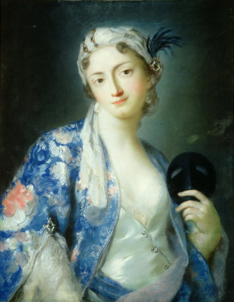 Porträtt av en kvinna av Rosalba Giovanna Carriera