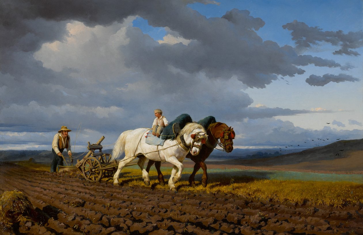 Plöjningen, 1844. av Rosa Bonheur