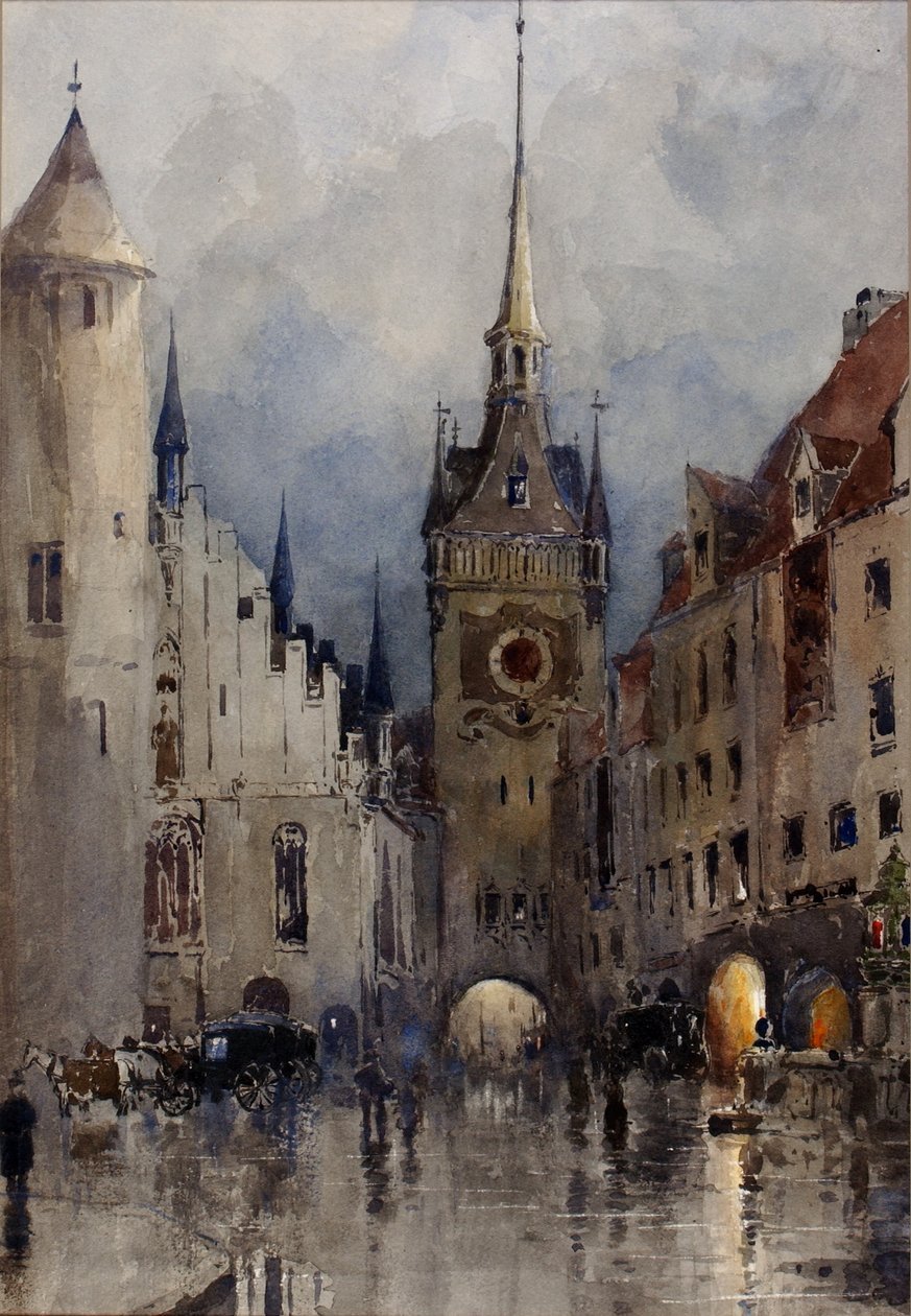 Gatuscen i München av Ross Turner