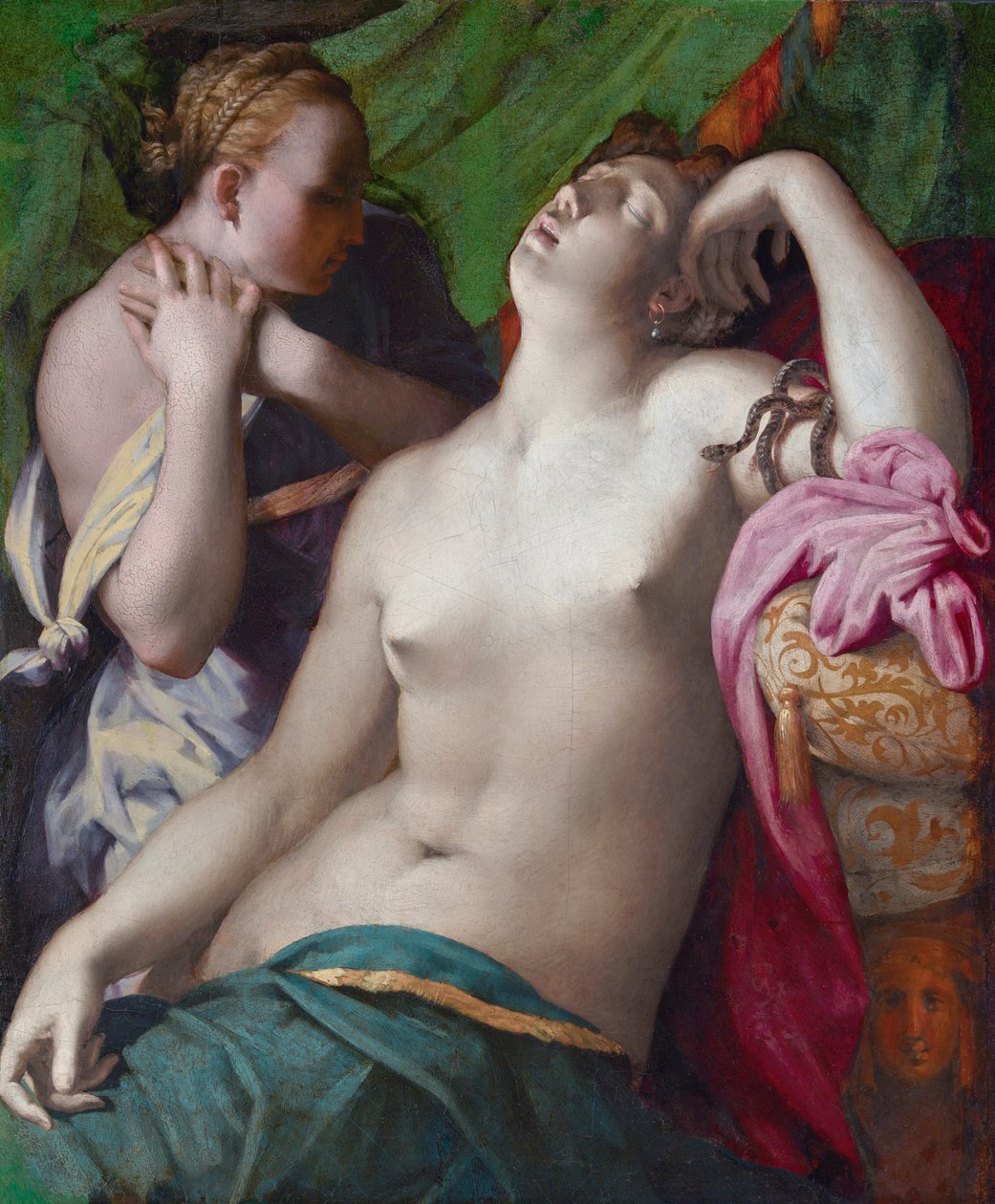 Dying Cleopatra av Rosso Fiorentino