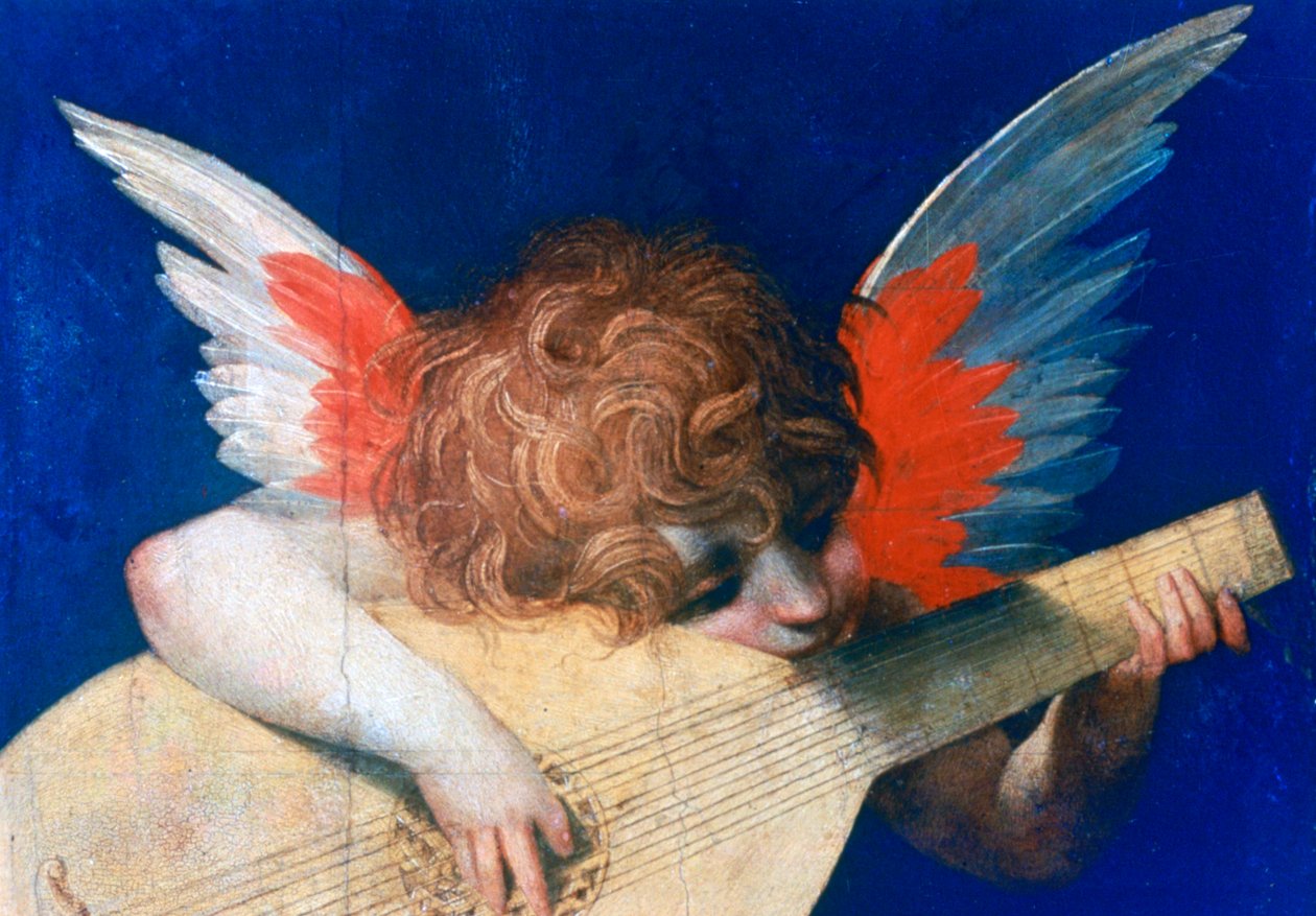 Ängelmusiker, c1520 av Rosso Fiorentino