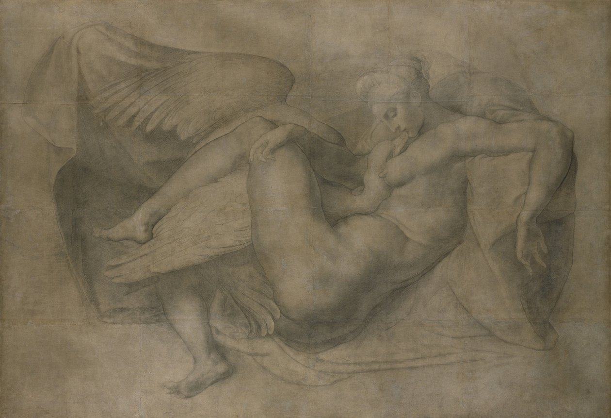 Leda och svanen, 1530-1540. av Rosso Fiorentino