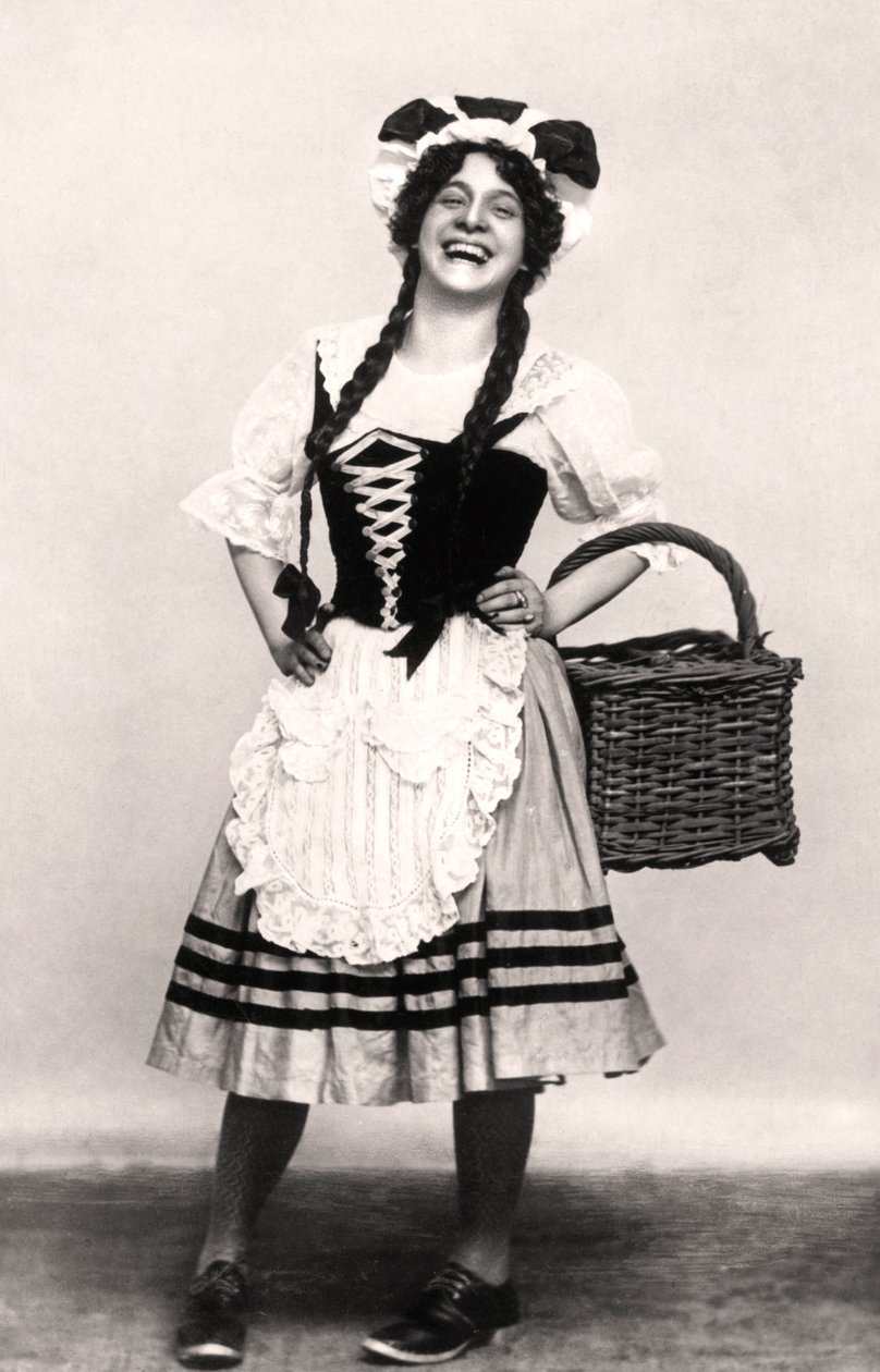 Fanny Fields, skådespelerska, tidigt 1900-tal. av Rotary Photo