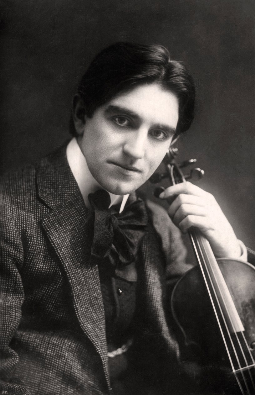 Rohan Clensy, irländsk violinist, 1907. av Rotary Photo