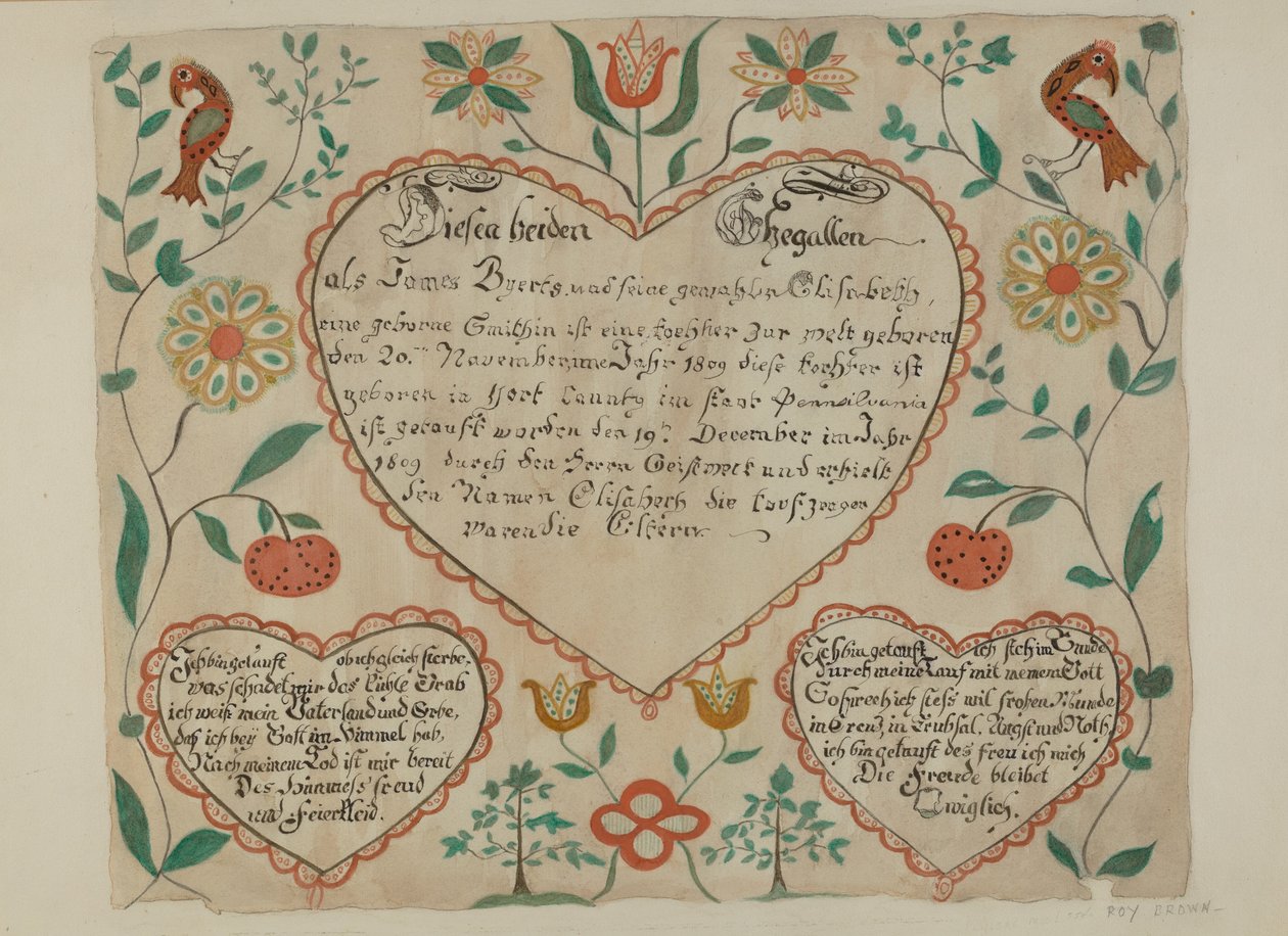 Fraktur av Roy S. Brown