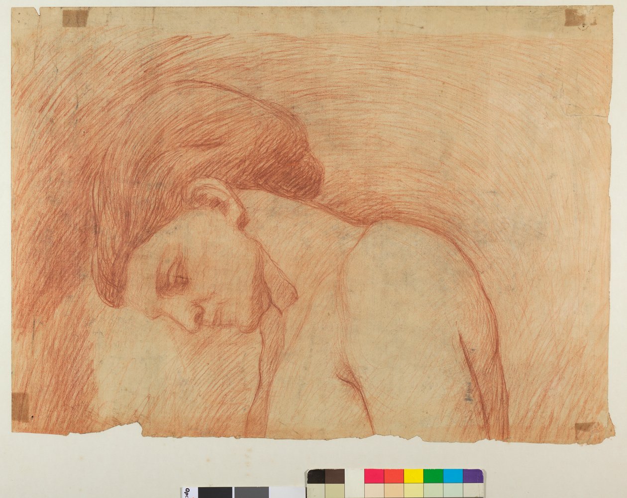 Porträtt av hans hustru, ca 1918 av Rubaldo Merello