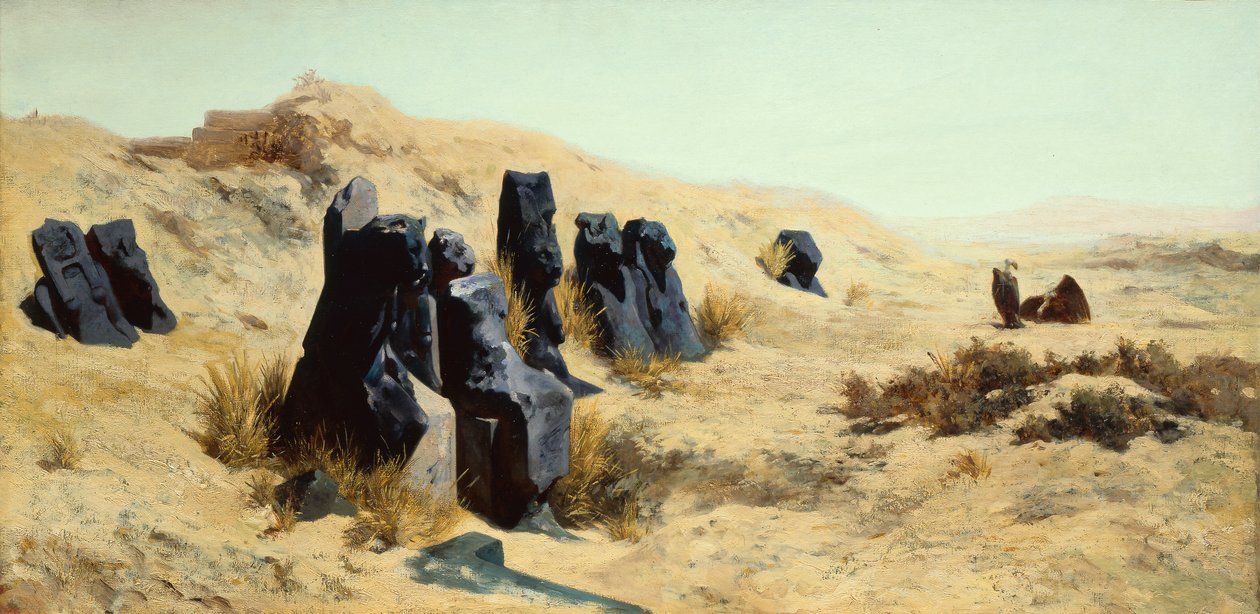 Muts tempel i Karnak av Carl Rudolf Huber