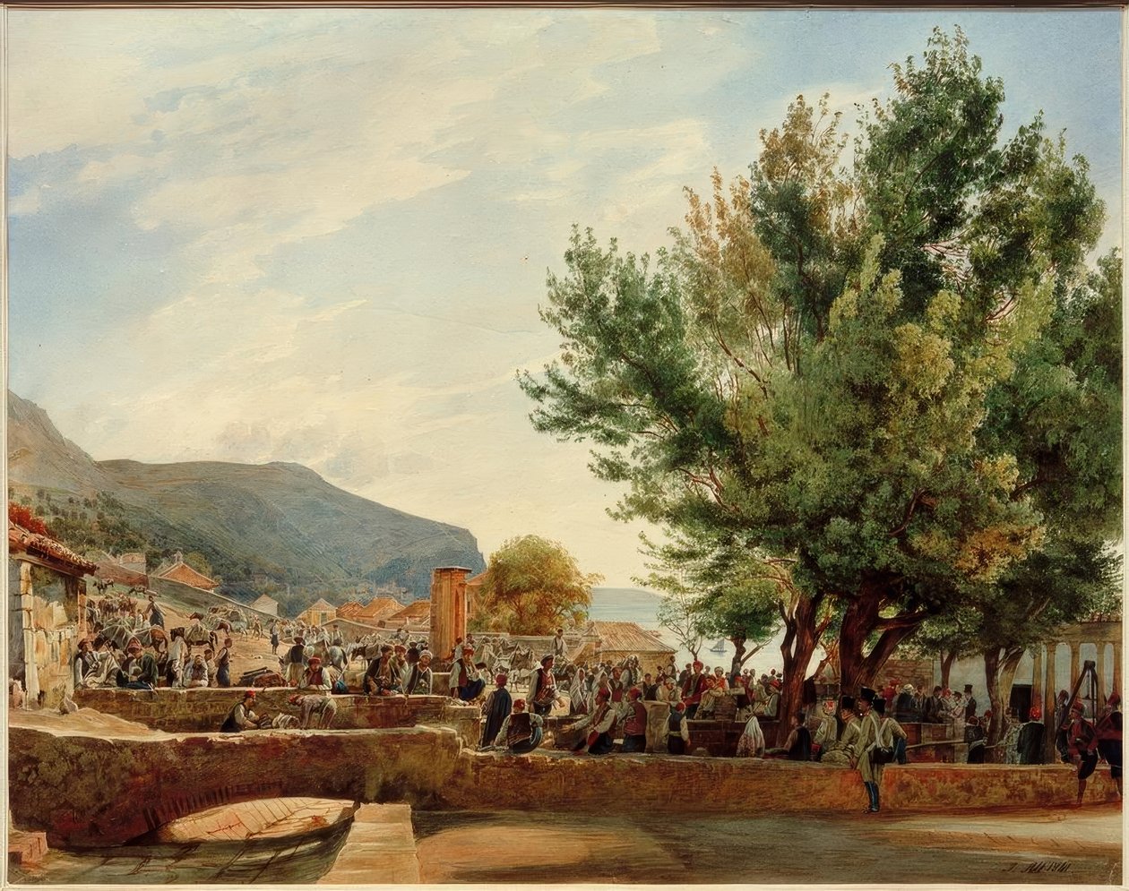 Ragusas basar av Rudolf von Alt