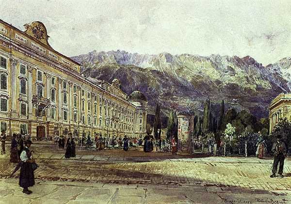 Slott, Innsbruck av Rudolf Bernt